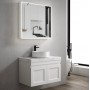 Moonlight Led Mirror Shaving Cabinet With Solid Surface stone Edge 750